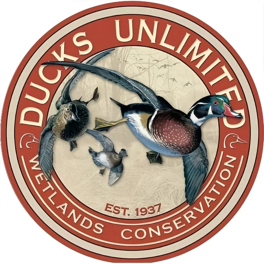 Home Decor Duck - Ducks Unlimited 습지 보존 알루미늄 표지판