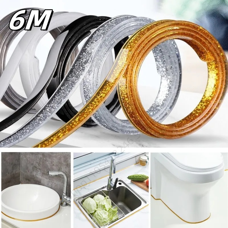 Home Decor Wall Molding - 6M 셀프 접착식 거실 이음새 스티커