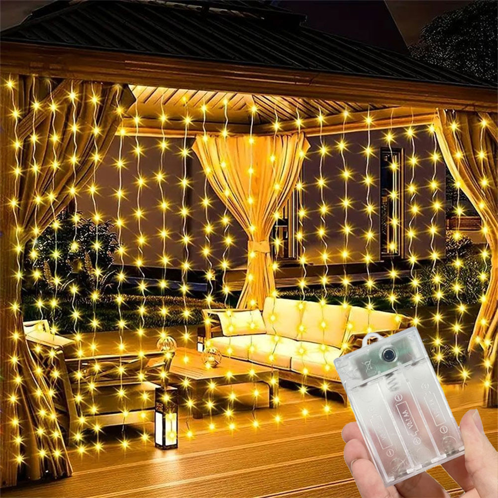 String Curtain Light - 2026년 크리스마스 홈 데코레이션: 방, 결혼식,