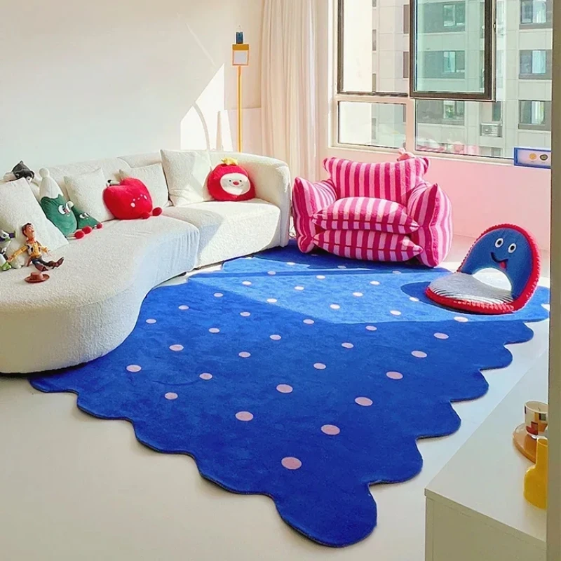 Home Decor Ig - 클라인 블루 넓은 영역 거실 카펫,
