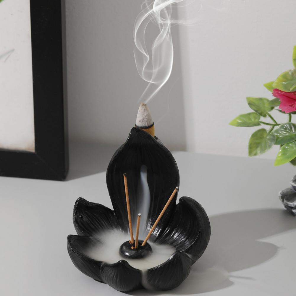 Incense Stick Holder - 연꽃 향꽂이 레진 연꽃 향로 연꽃