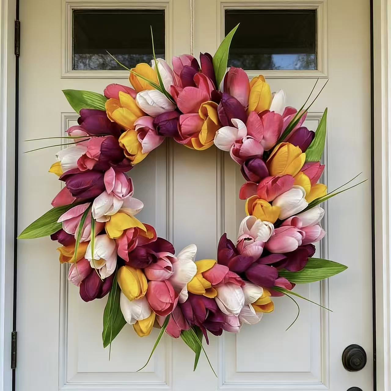 Home Decor Tulip - 2026 봄과 여름 다채로운 튤립 화환