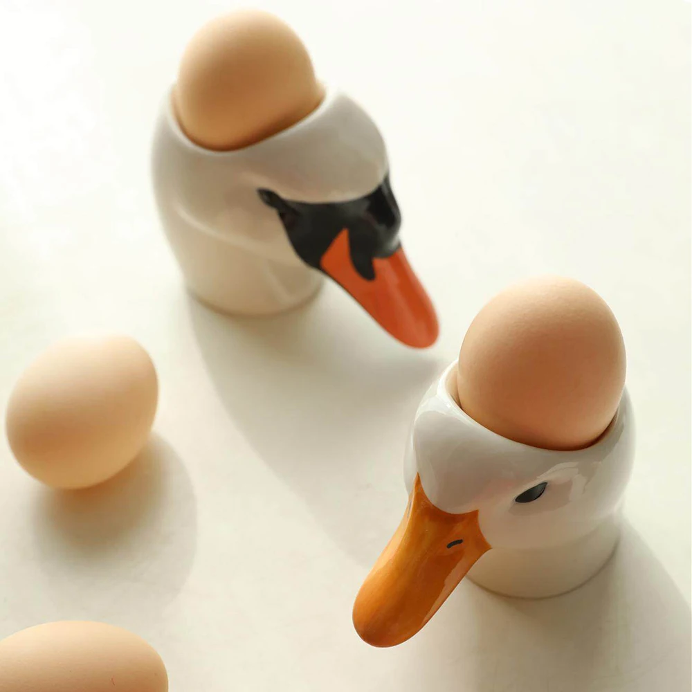 도자기 달걀 받침, 창의적인 손 그림으로 그려진 오리와 - Home Decor Duck 리뷰 및 가격