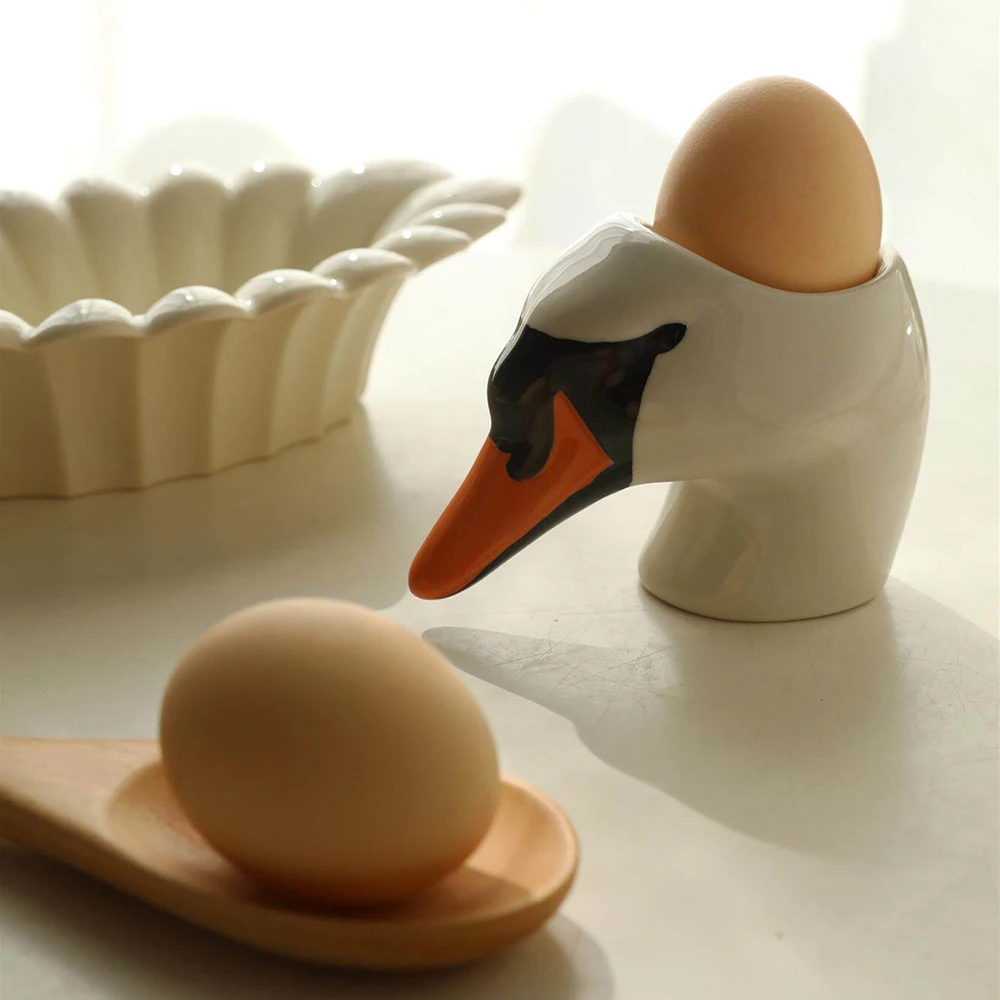 도자기 달걀 받침, 창의적인 손 그림으로 그려진 오리와 - Home Decor Duck 리뷰 및 가격