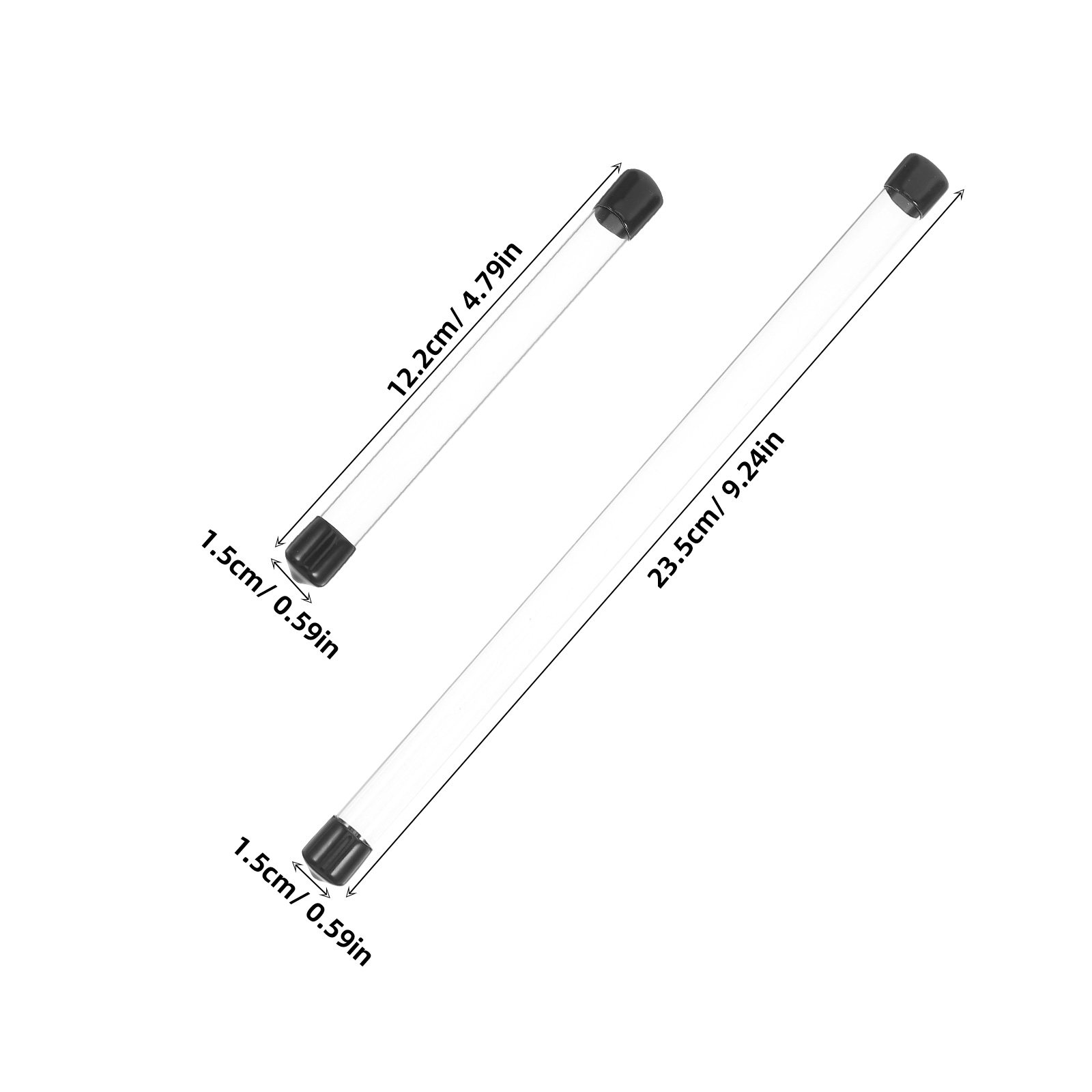 4개입 투명 플라스틱 향 보관 튜브, 휴대용 향꽂이,  - Incense Stick Holder 리뷰 및 가격