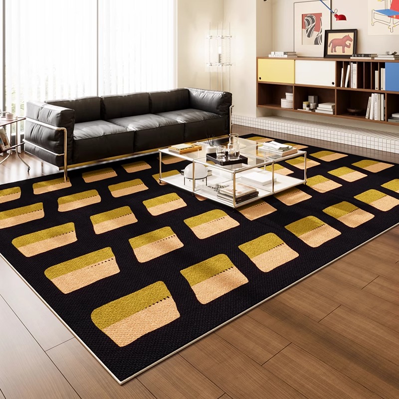 모던 심플 기하학 패턴 대형 거실 카펫 레트로 캐러프리 - Home Decor Ig 리뷰 및 가격