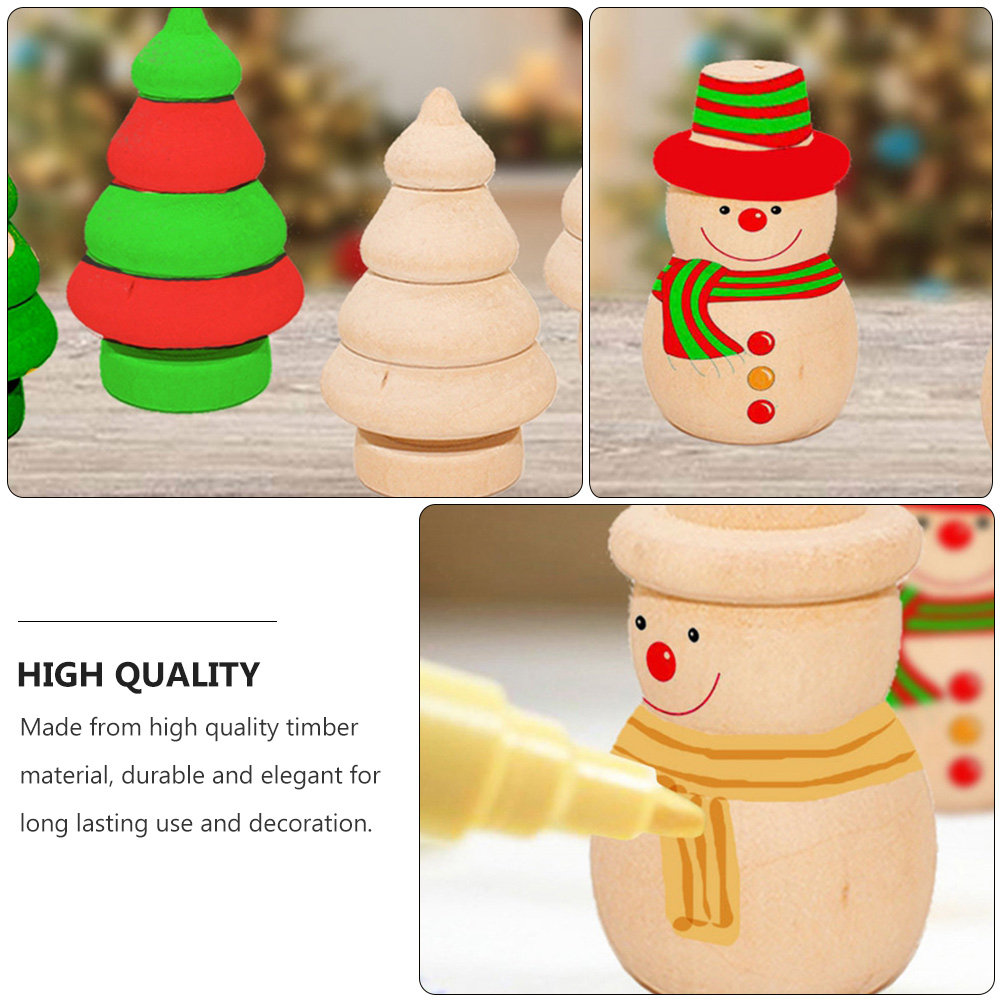 20개 수제 컬러링 인형 크리스마스 트리 장식 천연 나 - Home Decor Xmas Tree 리뷰 및 가격
