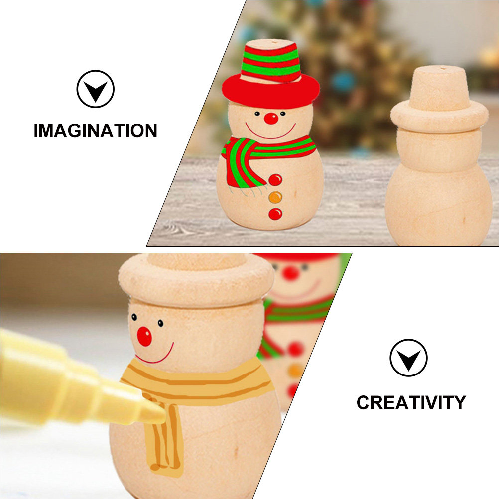 20개 수제 컬러링 인형 크리스마스 트리 장식 천연 나 - Home Decor Xmas Tree 리뷰 및 가격