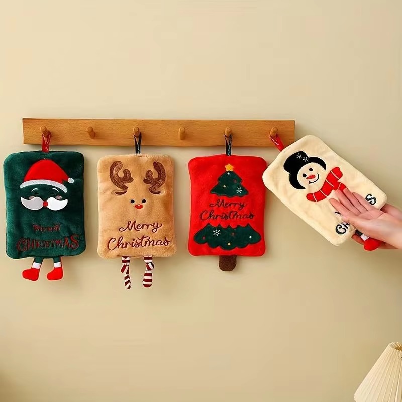 크리스마스 걸이형 핸드 타월 귀여운 산타 눈사람 루돌프 - Home Decor Xmas Tree 리뷰 및 가격