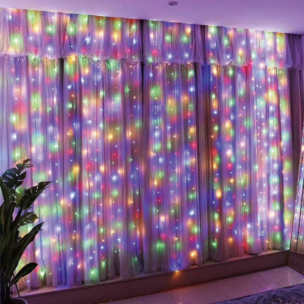 LED 커튼 조명 스트링, 웨딩 장식용, 배터리 작동, - String Curtain Light 리뷰 및 가격