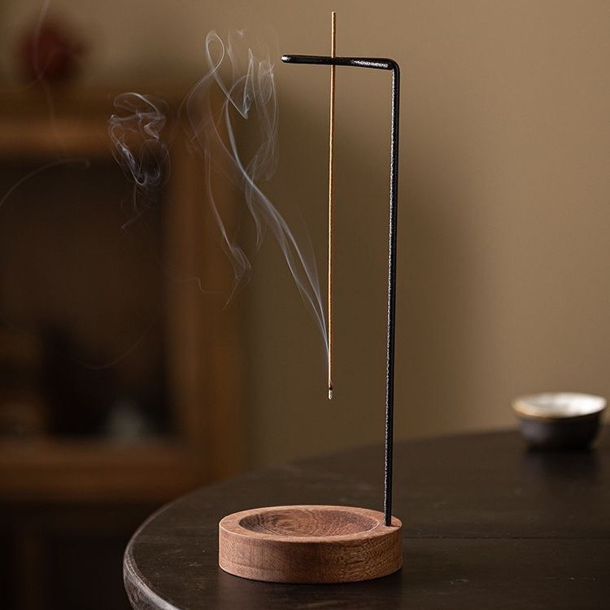 창의적인 거꾸로 된 향로 향꽂이 나무 원형 향 트레이  - Incense Stick Holder 리뷰 및 가격