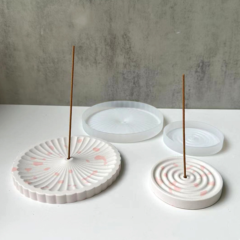 1개의 실리콘 향꽂이 몰드, DIY 원형 패턴 향꽂이  - Incense Stick Holder 리뷰 및 가격