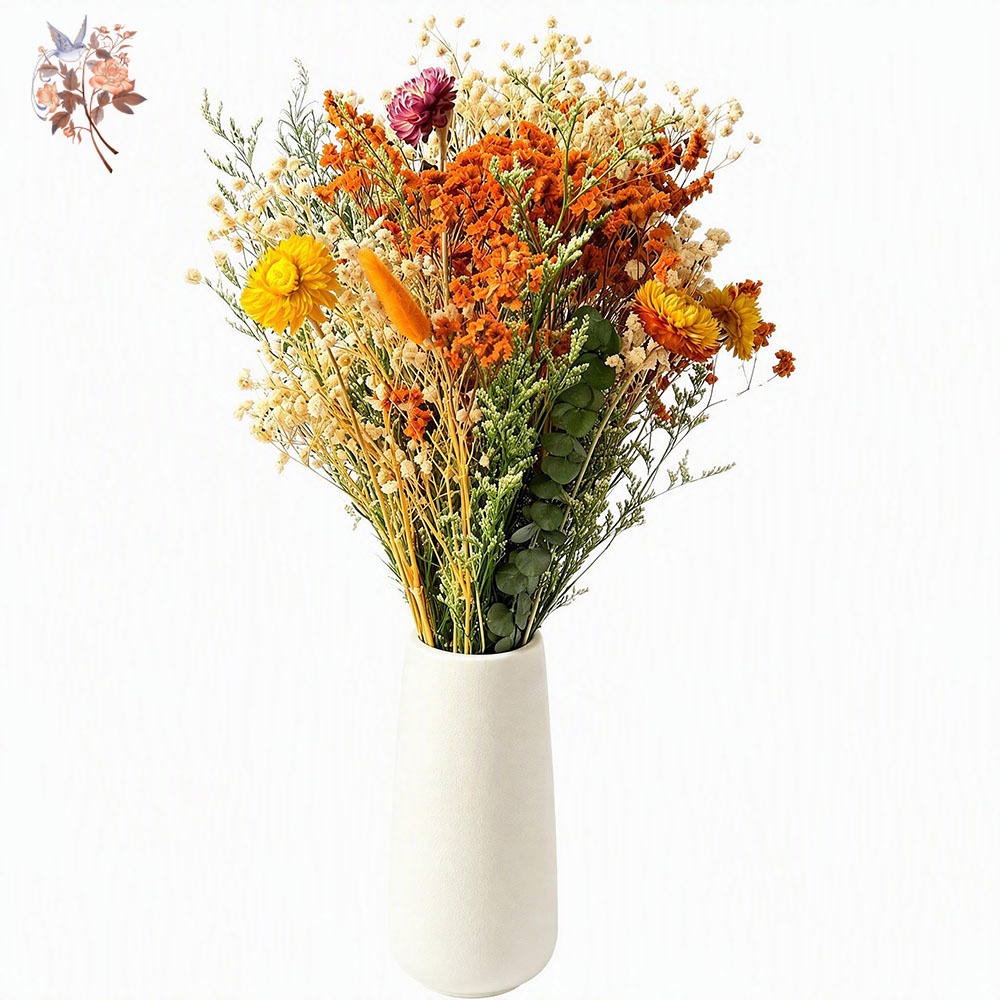 가을 드라이 플라워 부케 천연 오렌지 팜파스 그래스 유 - Pampas Grass Decor 리뷰 및 가격