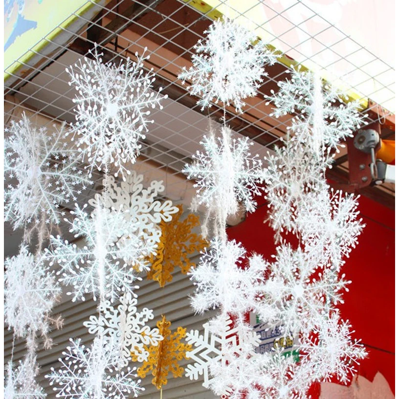 크리스마스 눈꽃 장식 30개 세트, 크리스마스 트리 장 - Home Decor Xmas Tree 리뷰 및 가격