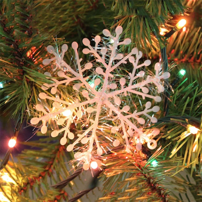 크리스마스 눈꽃 장식 30개 세트, 크리스마스 트리 장 - Home Decor Xmas Tree 리뷰 및 가격
