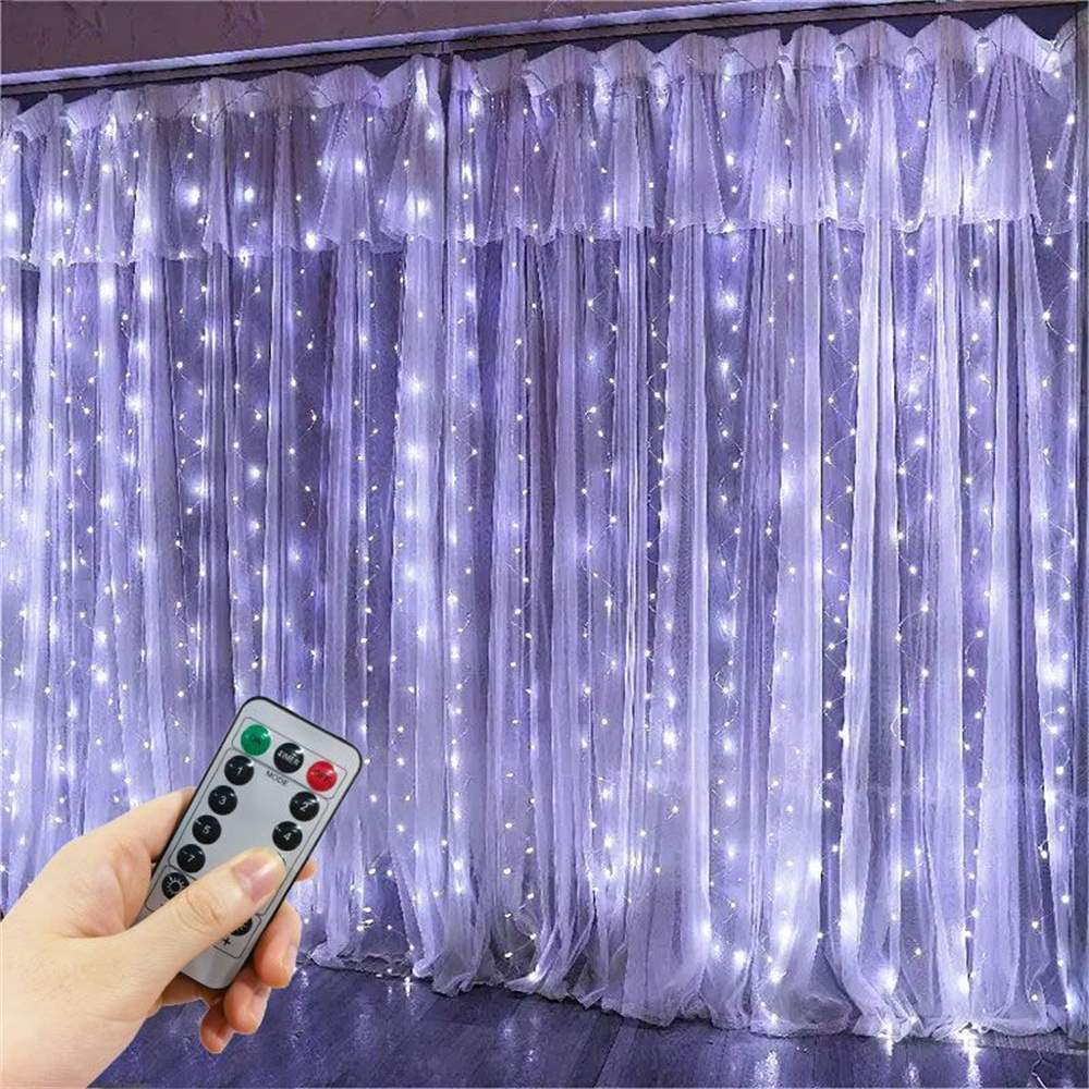 USB LED 커튼 조명 스트링, 8가지 조명 모드,  - String Curtain Light 리뷰 및 가격