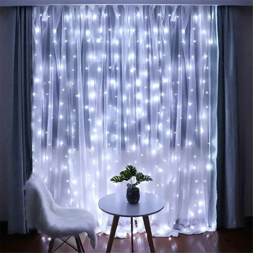 3/6M USB LED 커튼 8가지 모드 리모컨 조명  - String Curtain Light 리뷰 및 가격