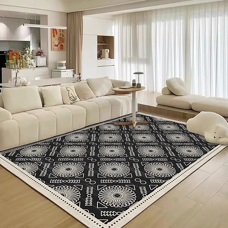 빈티지 거실 카펫 고급 침실 플래드 홈 데코 바닥 매트 - Home Decor Ig 리뷰 및 가격