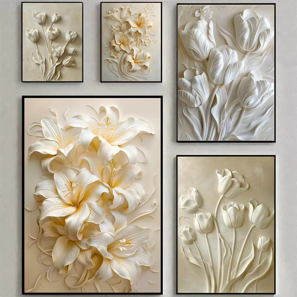 5D DIY 다이아몬드 페인팅, 현대적인 양각 기법으로 - Home Decor Tulip 리뷰 및 가격
