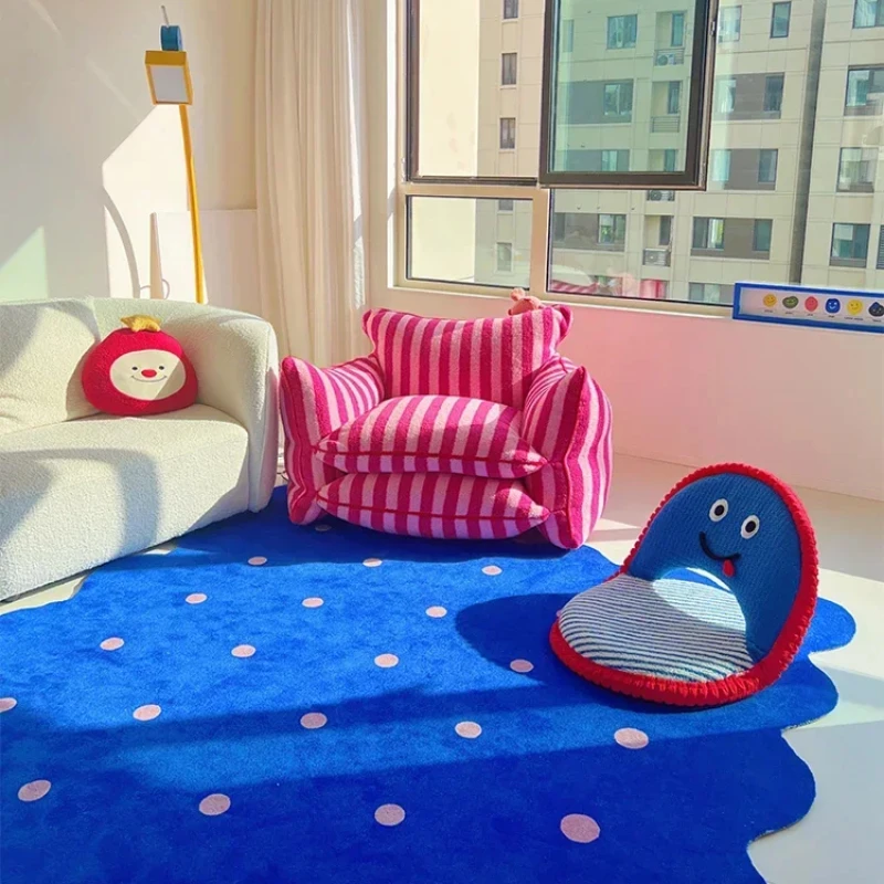 Klein Blue 불규칙한 장식 거실 카펫 간단한 침 - Home Decor Ig 리뷰 및 가격